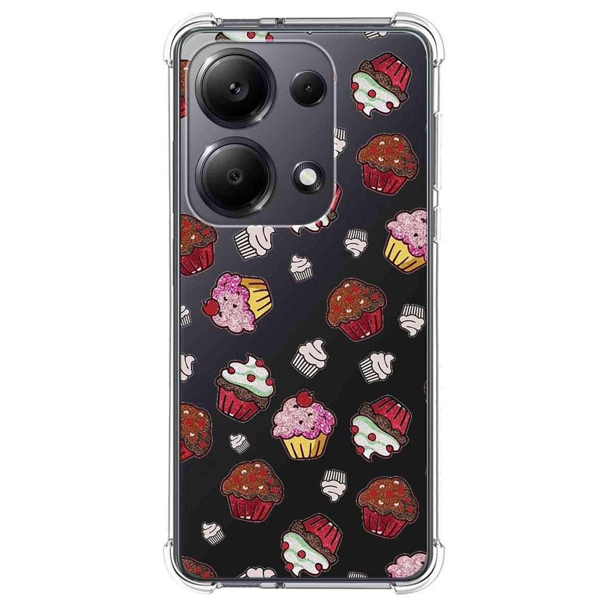 Funda Silicona Antigolpes para Xiaomi Poco M6 Pro 4G diseño Muffins Dibujos