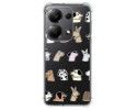 Funda Silicona Antigolpes para Xiaomi Poco M6 Pro 4G diseño Perros Dibujos