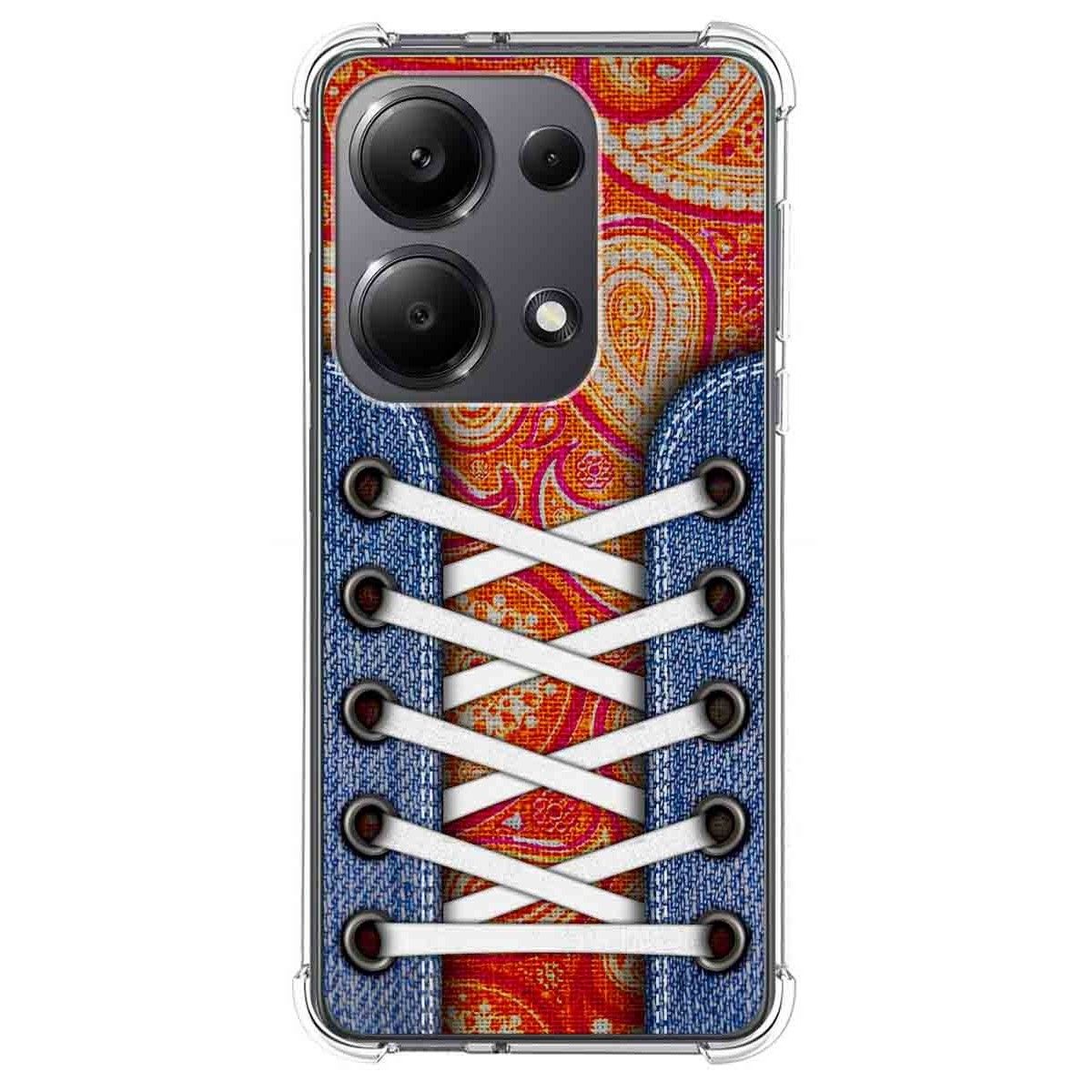 Funda Silicona Antigolpes para Xiaomi Poco M6 Pro 4G diseño Zapatillas 10 Dibujos