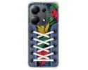 Funda Silicona Antigolpes para Xiaomi Poco M6 Pro 4G diseño Zapatillas 12 Dibujos