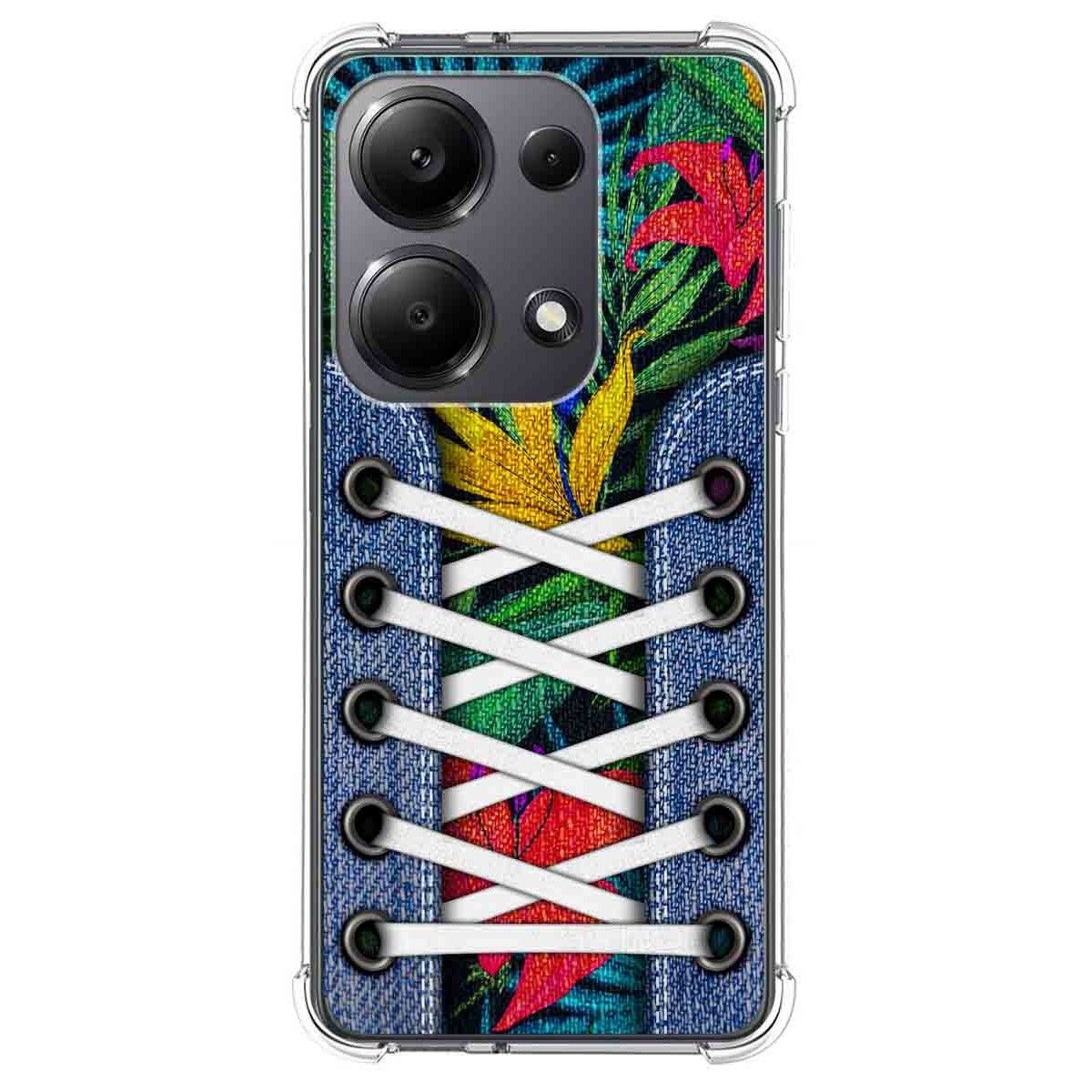 Funda Silicona Antigolpes para Xiaomi Poco M6 Pro 4G diseño Zapatillas 12 Dibujos