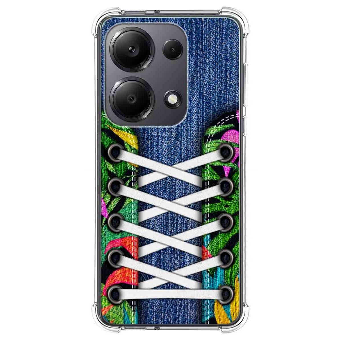 Funda Silicona Antigolpes para Xiaomi Poco M6 Pro 4G diseño Zapatillas 13 Dibujos