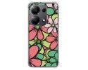 Funda Silicona Antigolpes para Xiaomi Poco M6 Pro 4G diseño Flores 02 Dibujos