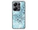 Funda Silicona Antigolpes para Xiaomi Poco M6 Pro 4G diseño Flores 03 Dibujos