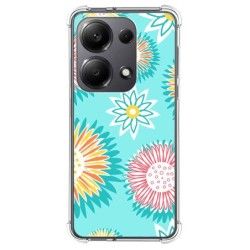 Funda Silicona Antigolpes para Xiaomi Poco M6 Pro 4G diseño Flores 05 Dibujos