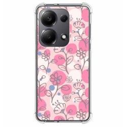 Funda Silicona Antigolpes para Xiaomi Poco M6 Pro 4G diseño Flores 07 Dibujos