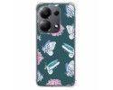 Funda Silicona Antigolpes para Xiaomi Poco M6 Pro 4G diseño Flores 10 Dibujos