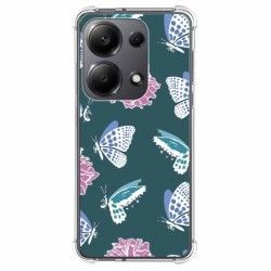 Funda Silicona Antigolpes para Xiaomi Poco M6 Pro 4G diseño Flores 10 Dibujos