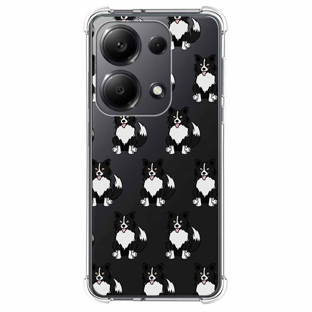 Funda Silicona Antigolpes para Xiaomi Poco M6 Pro 4G diseño Perros 07 Dibujos