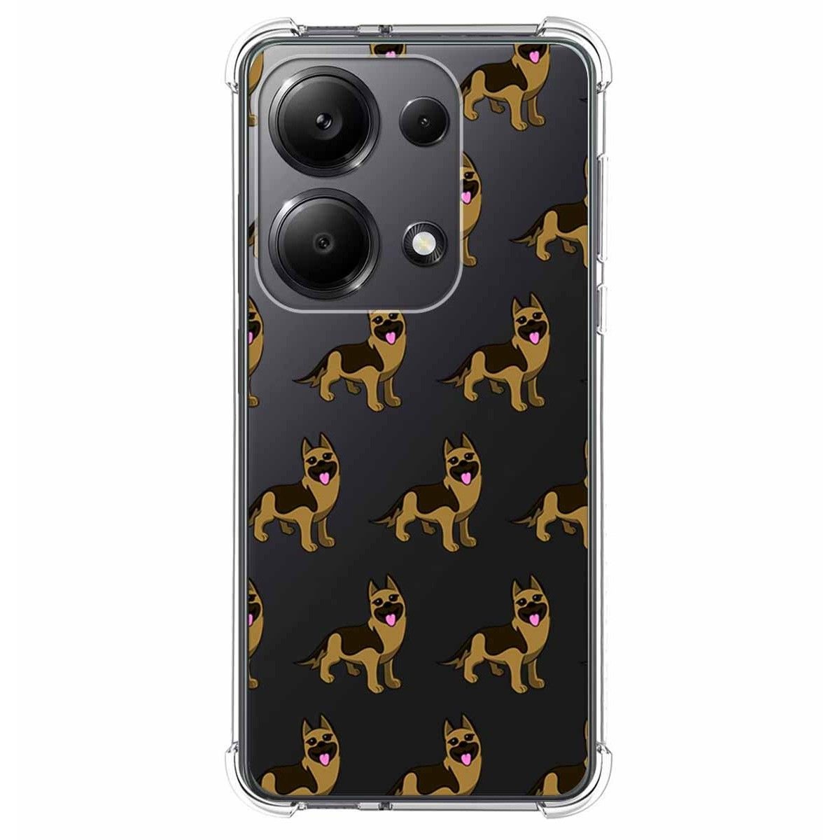 Funda Silicona Antigolpes para Xiaomi Poco M6 Pro 4G diseño Perros 09 Dibujos