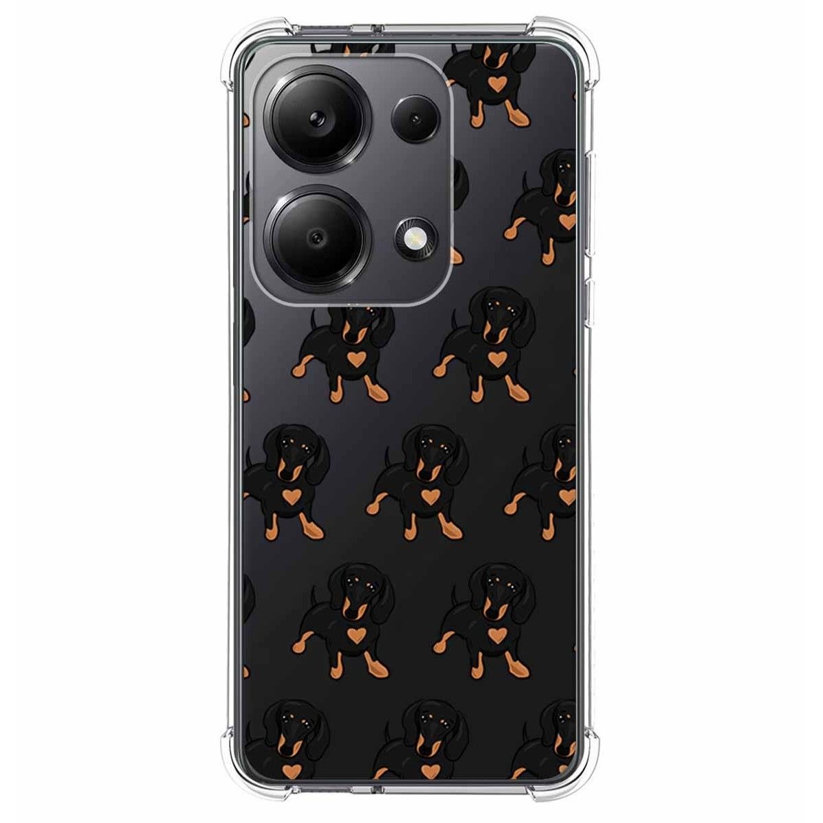 Funda Silicona Antigolpes para Xiaomi Poco M6 Pro 4G diseño Perros 10 Dibujos