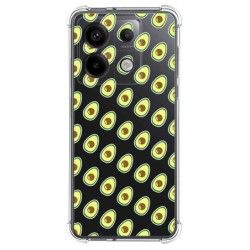 Funda Silicona Antigolpes para Xiaomi Redmi Note 13 Pro 5G diseño Aguacate Dibujos