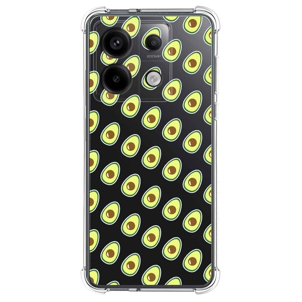 Funda Silicona Antigolpes para Xiaomi Redmi Note 13 Pro 5G diseño Aguacate Dibujos