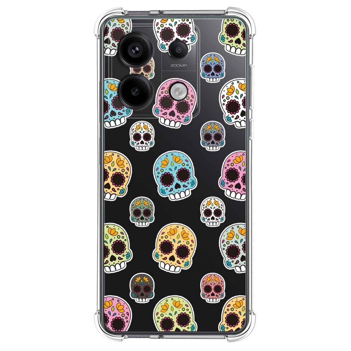 Funda Silicona Antigolpes para Xiaomi Redmi Note 13 Pro 5G diseño Catrina Dibujos