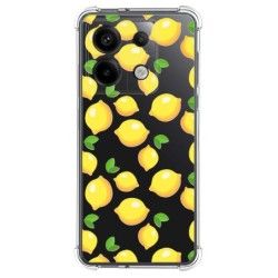 Funda Silicona Antigolpes para Xiaomi Redmi Note 13 Pro 5G diseño Limones Dibujos