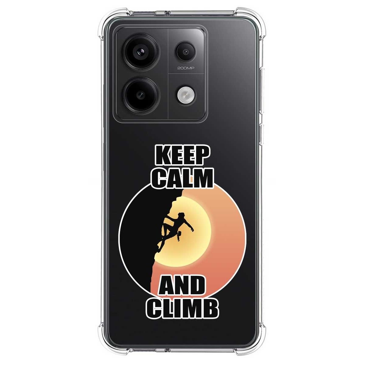 Funda Silicona Antigolpes para Xiaomi Redmi Note 13 Pro 5G diseño Mujer Escalada Dibujos