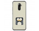 Funda Gel Tpu para Oukitel U18 Diseño Pingüino Dibujos