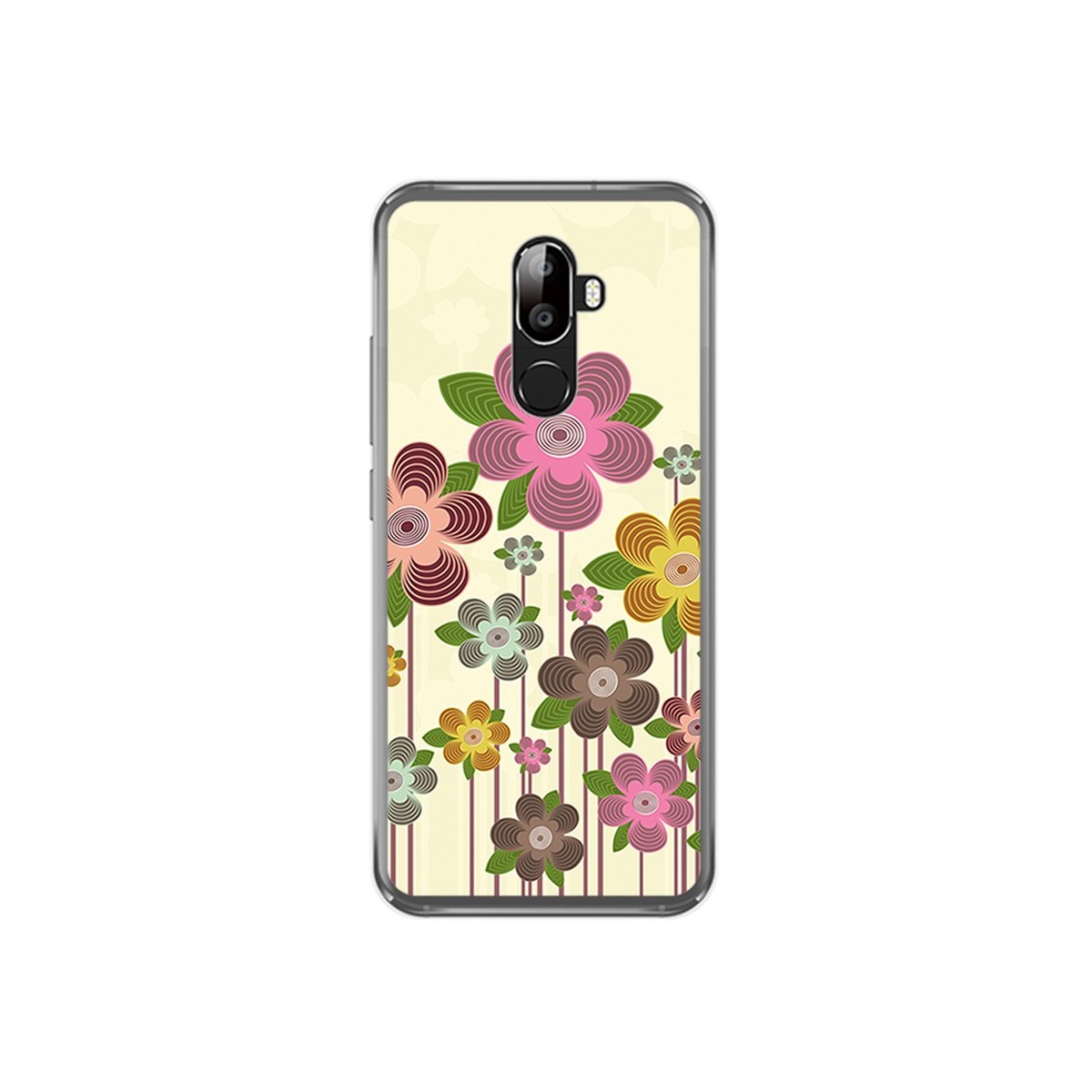 Funda Gel Tpu para Oukitel U18 Diseño Primavera En Flor Dibujos