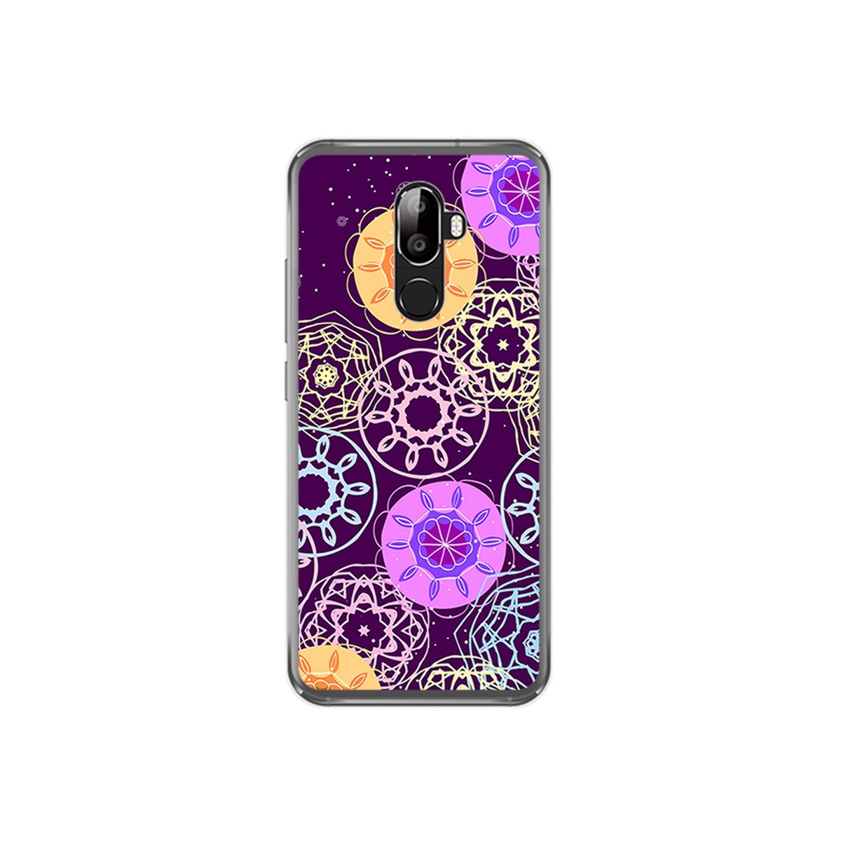 Funda Gel Tpu para Oukitel U18 Diseño Radial Dibujos