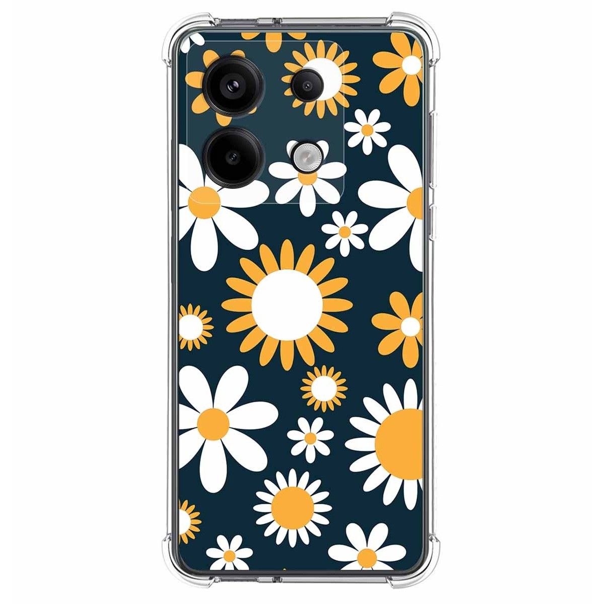 Funda Silicona Antigolpes para Xiaomi Redmi Note 13 Pro 5G diseño Flores 08 Dibujos