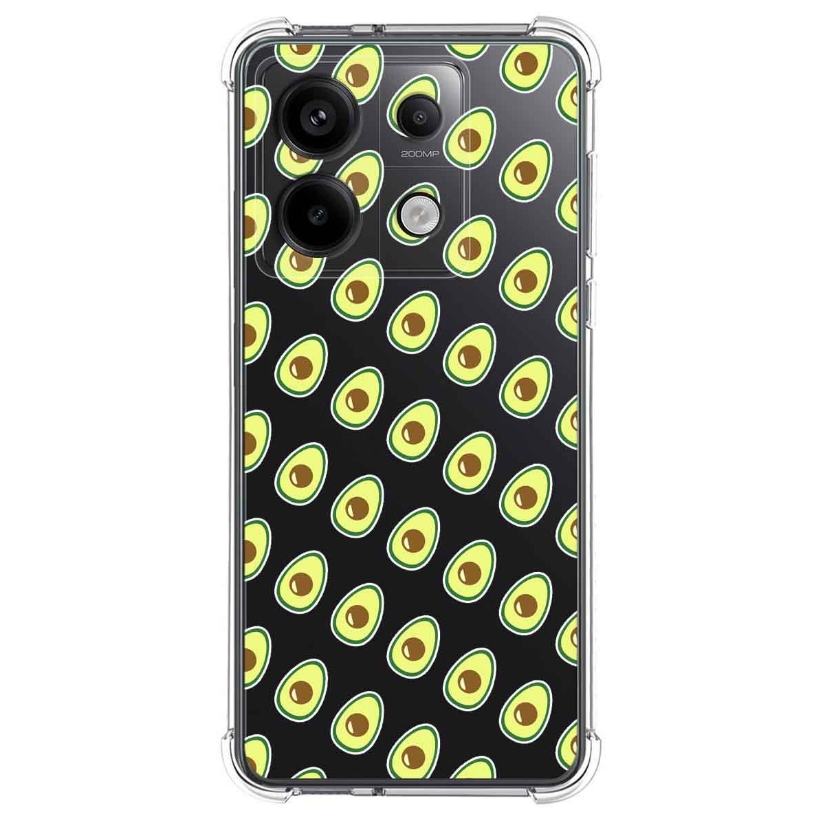 Funda Silicona Antigolpes para Xiaomi Poco X6 5G diseño Aguacate Dibujos