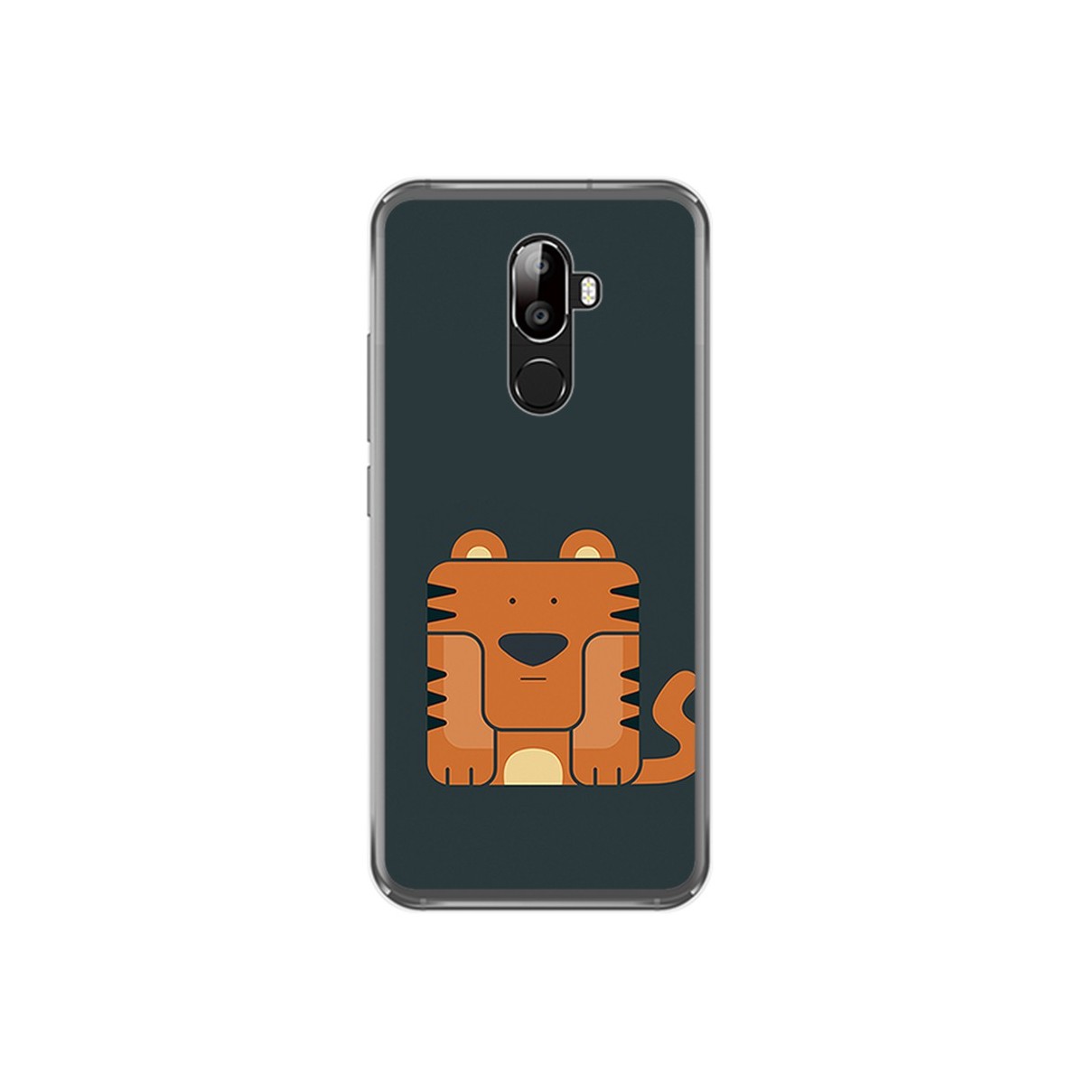 Funda Gel Tpu para Oukitel U18 Diseño Tigre Dibujos