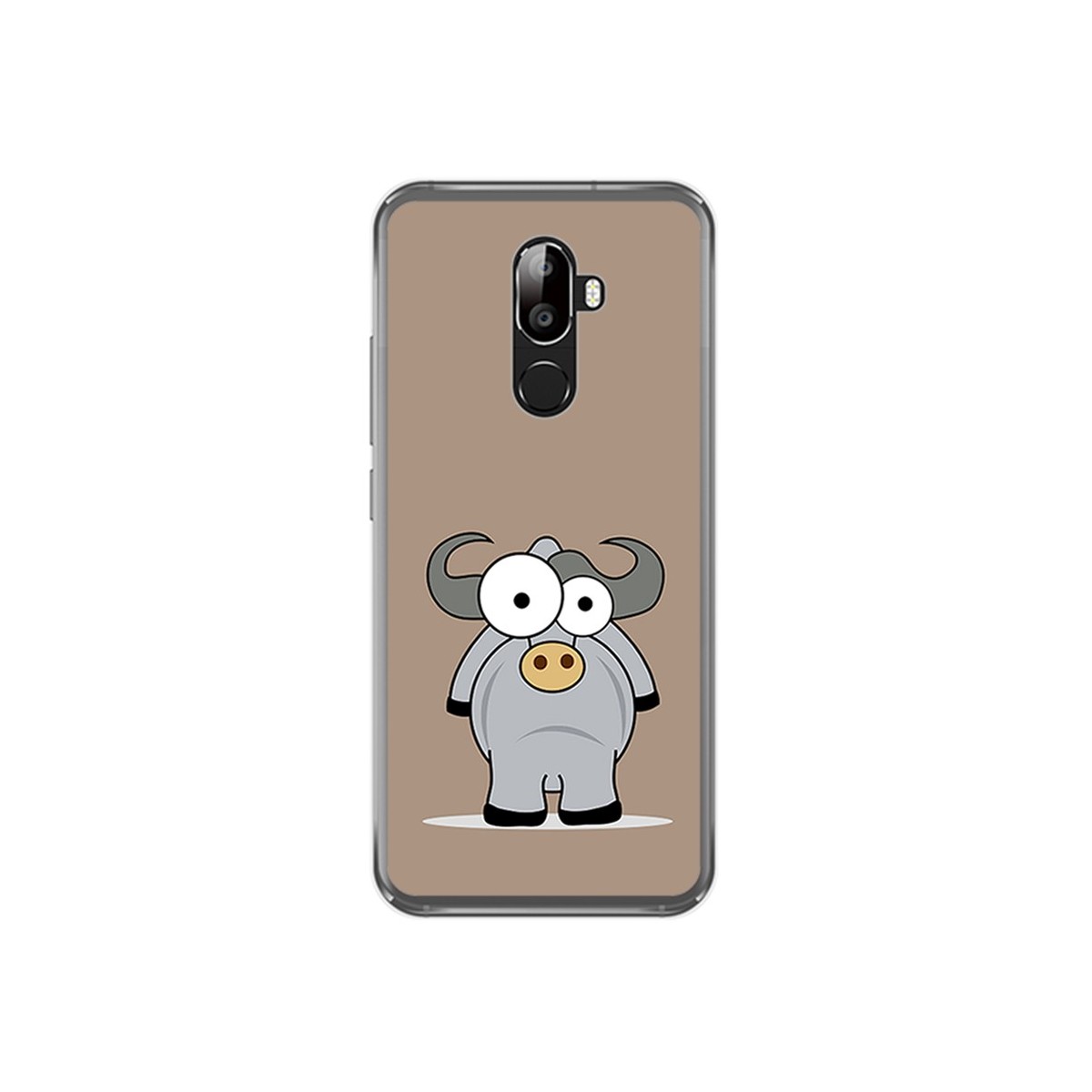 Funda Gel Tpu para Oukitel U18 Diseño Toro Dibujos