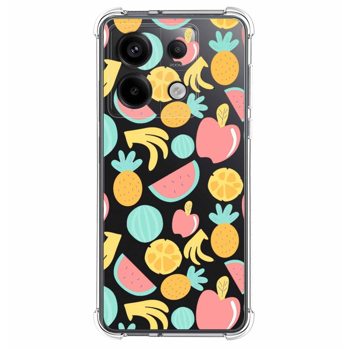 Funda Silicona Antigolpes para Xiaomi Poco X6 5G diseño Frutas 02 Dibujos