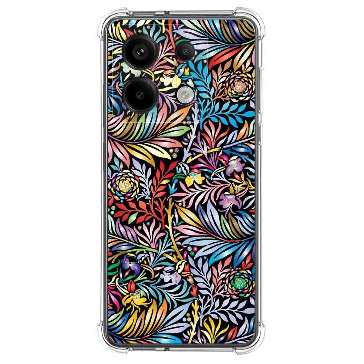 Funda Silicona Antigolpes para Xiaomi Poco X6 5G diseño Flores 04 Dibujos