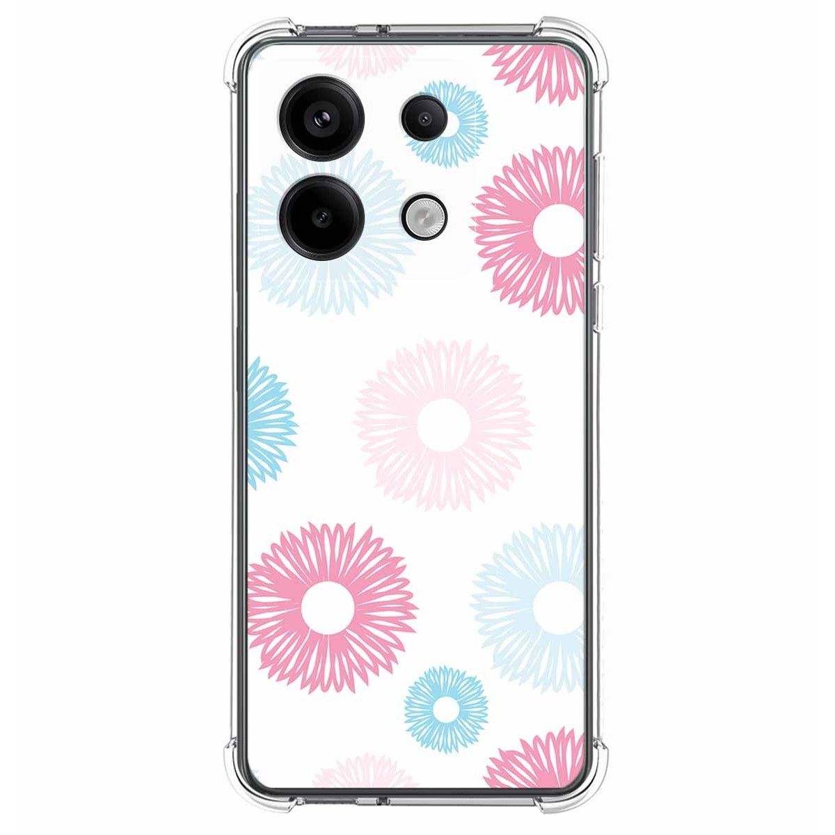 Funda Silicona Antigolpes para Xiaomi Poco X6 5G diseño Flores 06 Dibujos