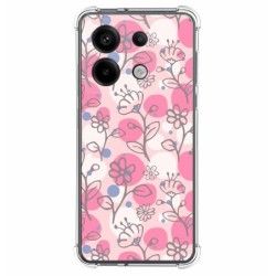 Funda Silicona Antigolpes para Xiaomi Poco X6 5G diseño Flores 07 Dibujos
