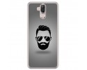 Funda Gel Tpu para Ulefone Power 3 / 3S Diseño Barba Dibujos