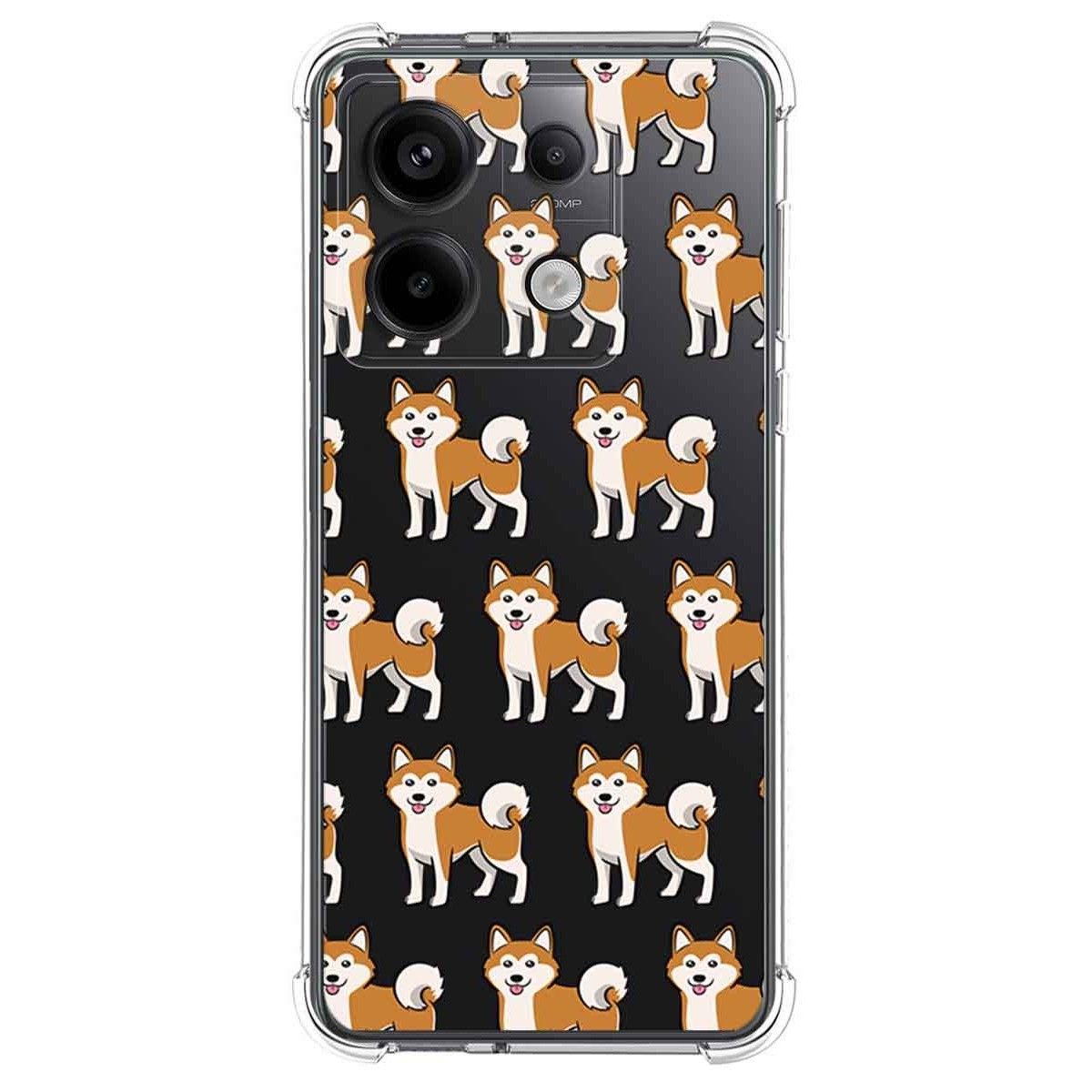 Funda Silicona Antigolpes para Xiaomi Poco X6 5G diseño Perros 08 Dibujos
