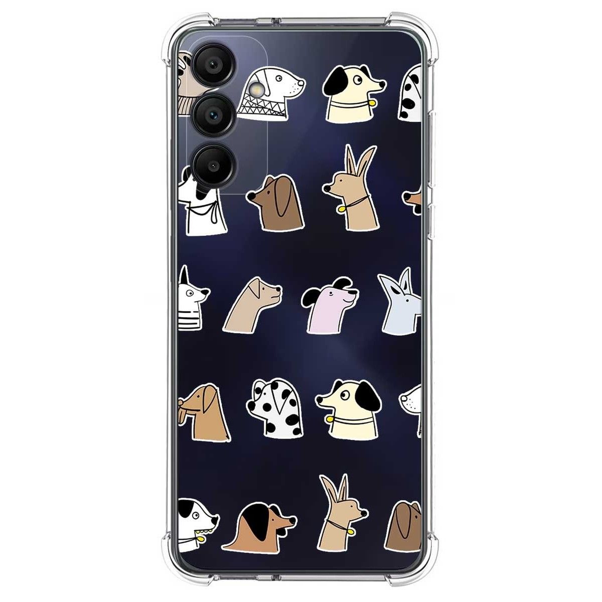 Funda Silicona Antigolpes para Samsung Galaxy A15 4G / 5G diseño Perros Dibujos