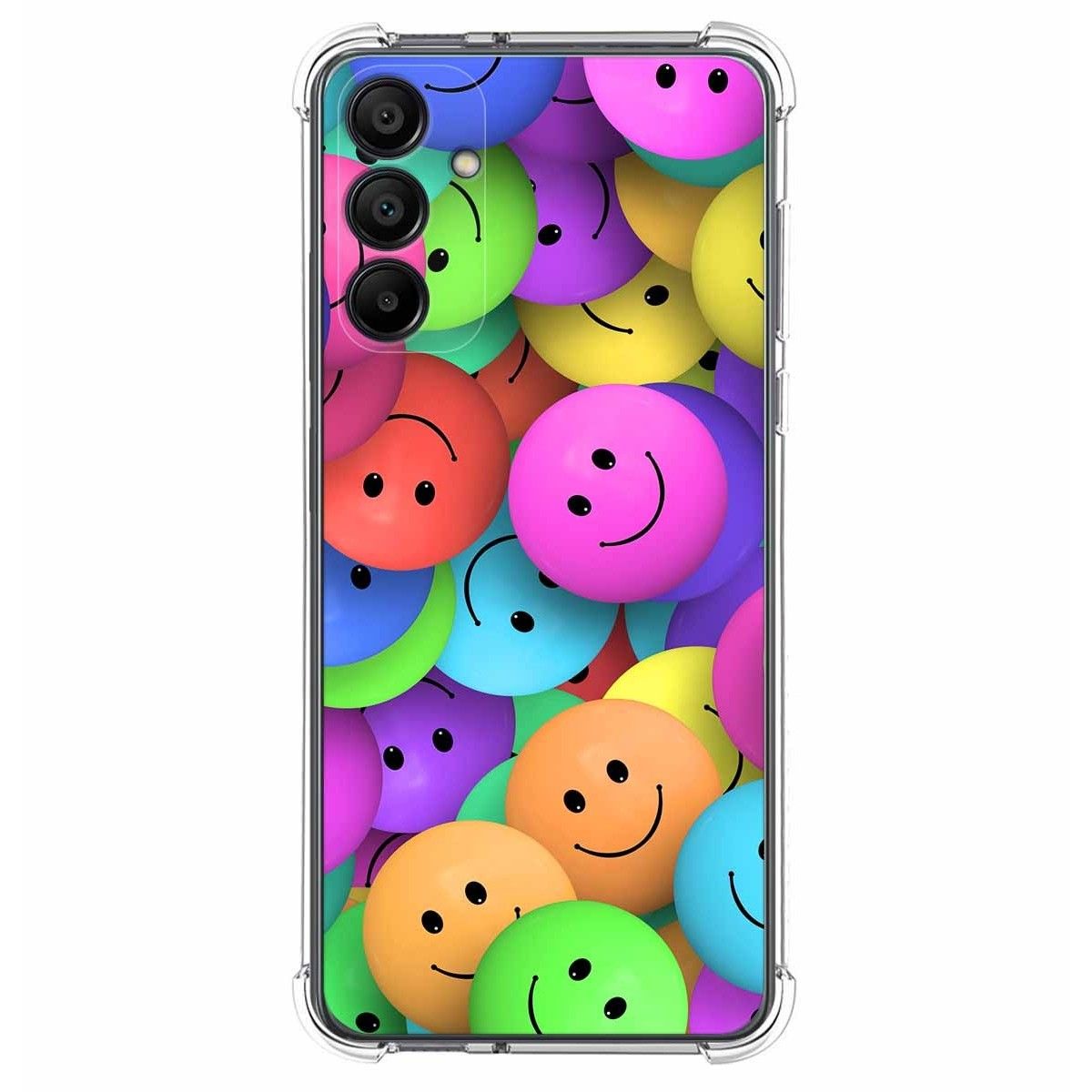 Funda Silicona Antigolpes para Samsung Galaxy A15 4G / 5G diseño Smile Dibujos