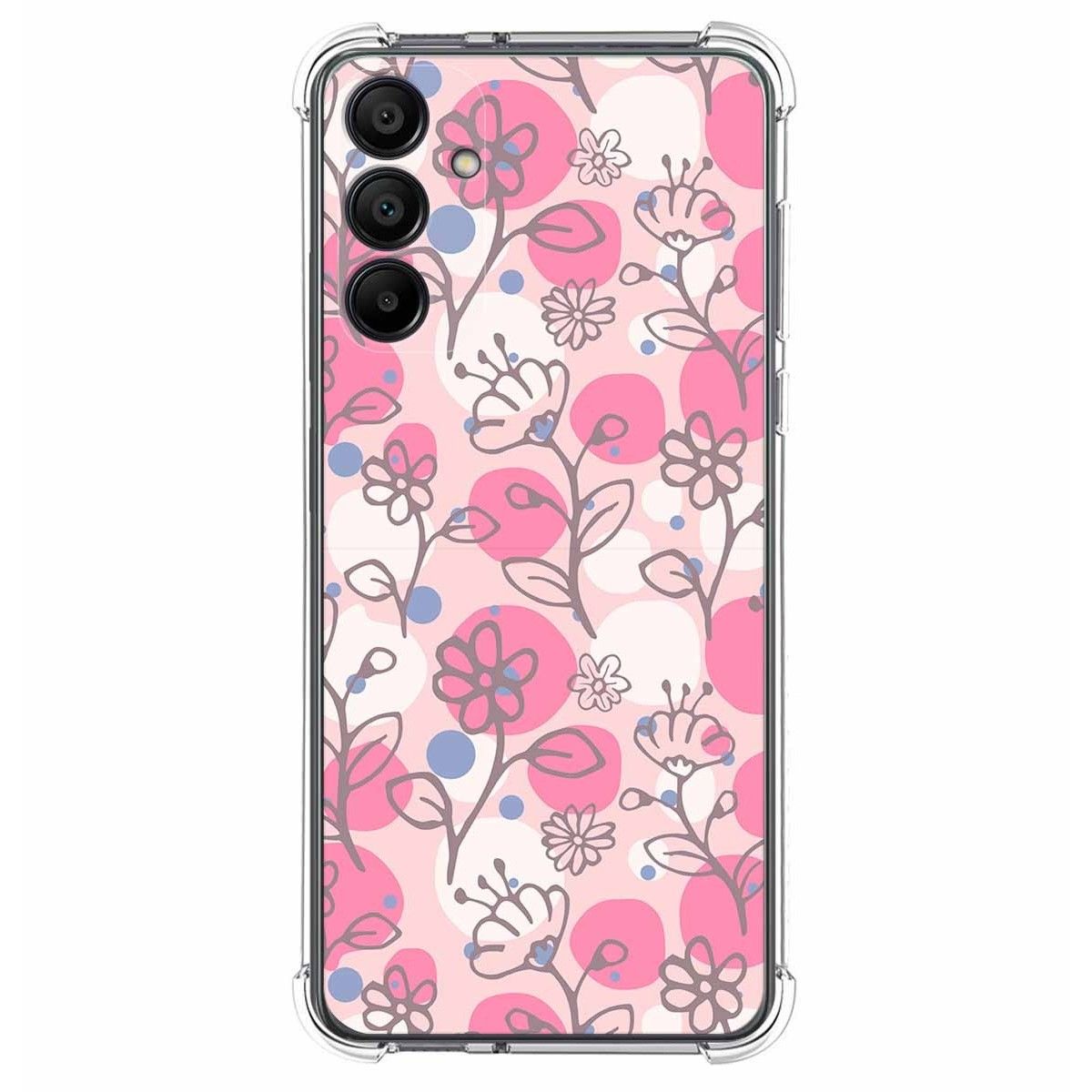 Funda Silicona Antigolpes para Samsung Galaxy A15 4G / 5G diseño Flores 07 Dibujos