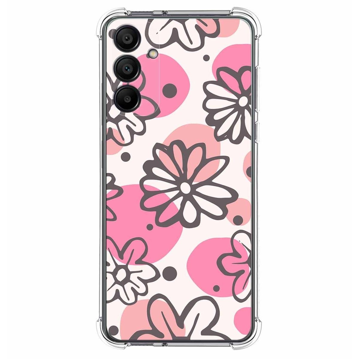 Funda Silicona Antigolpes para Samsung Galaxy A15 4G / 5G diseño Flores 09 Dibujos