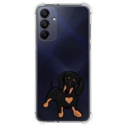 Funda Silicona Antigolpes para Samsung Galaxy A15 4G / 5G diseño Perros 04 Dibujos