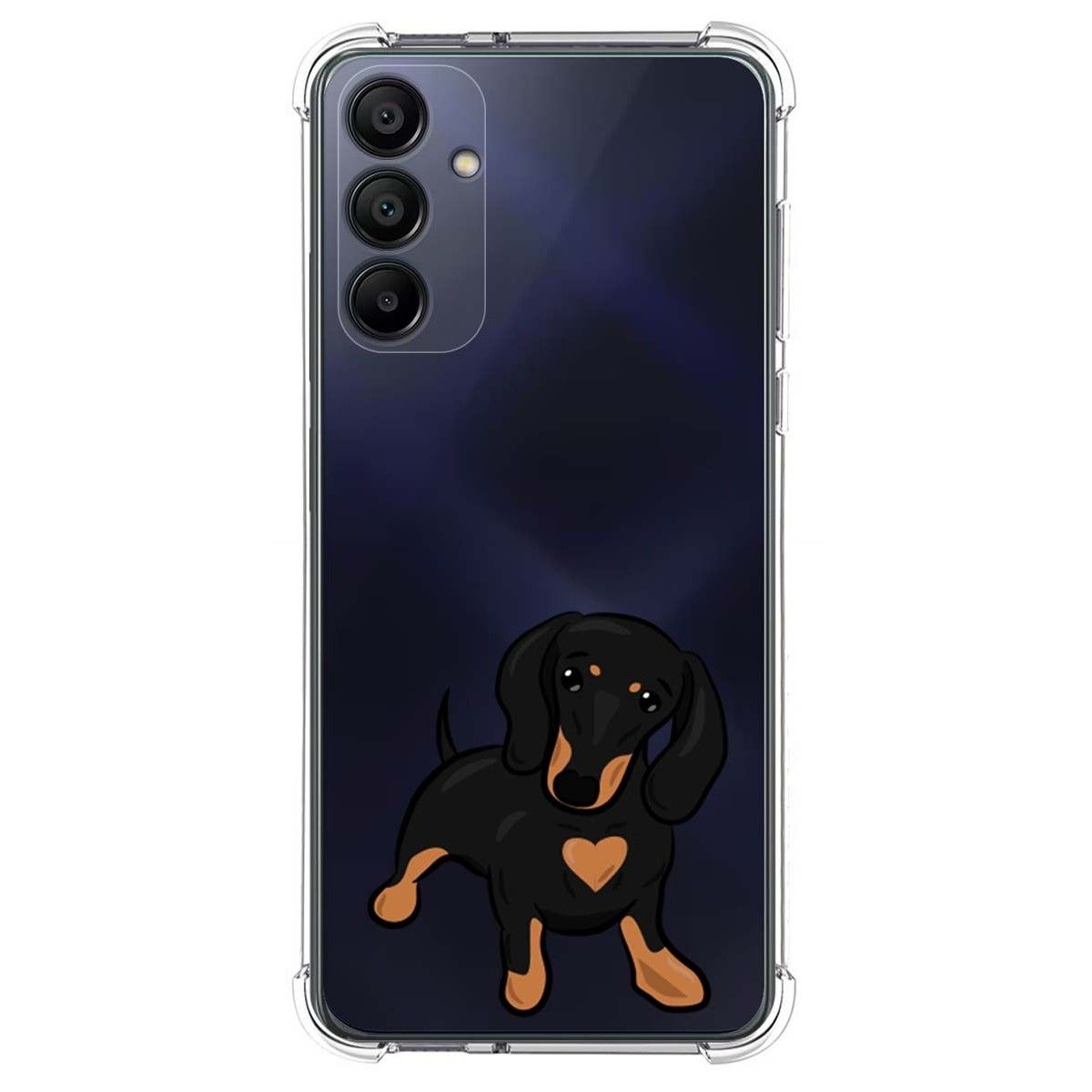 Funda Silicona Antigolpes para Samsung Galaxy A15 4G / 5G diseño Perros 04 Dibujos