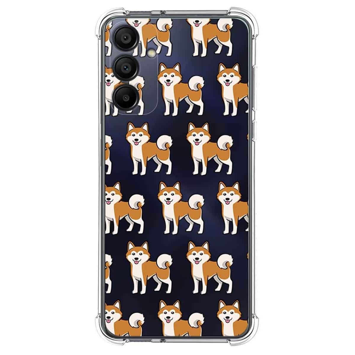 Funda Silicona Antigolpes para Samsung Galaxy A15 4G / 5G diseño Perros 08 Dibujos