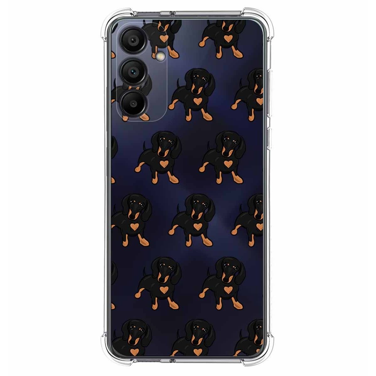 Funda Silicona Antigolpes para Samsung Galaxy A15 4G / 5G diseño Perros 10 Dibujos
