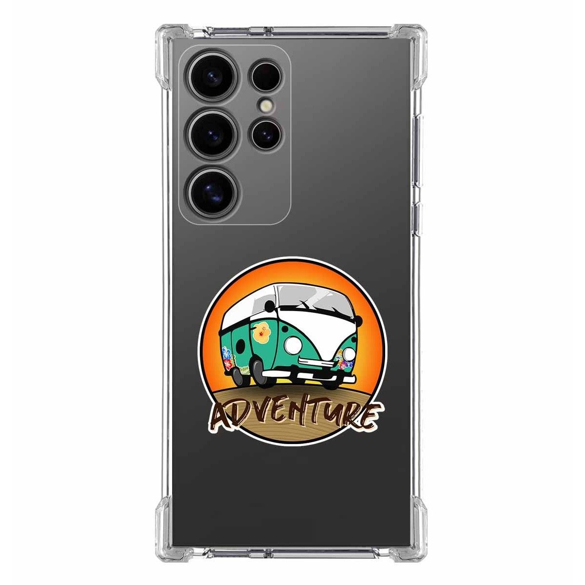 Funda Silicona Antigolpes para Samsung Galaxy S24 Ultra 5G diseño Adventure Dibujos