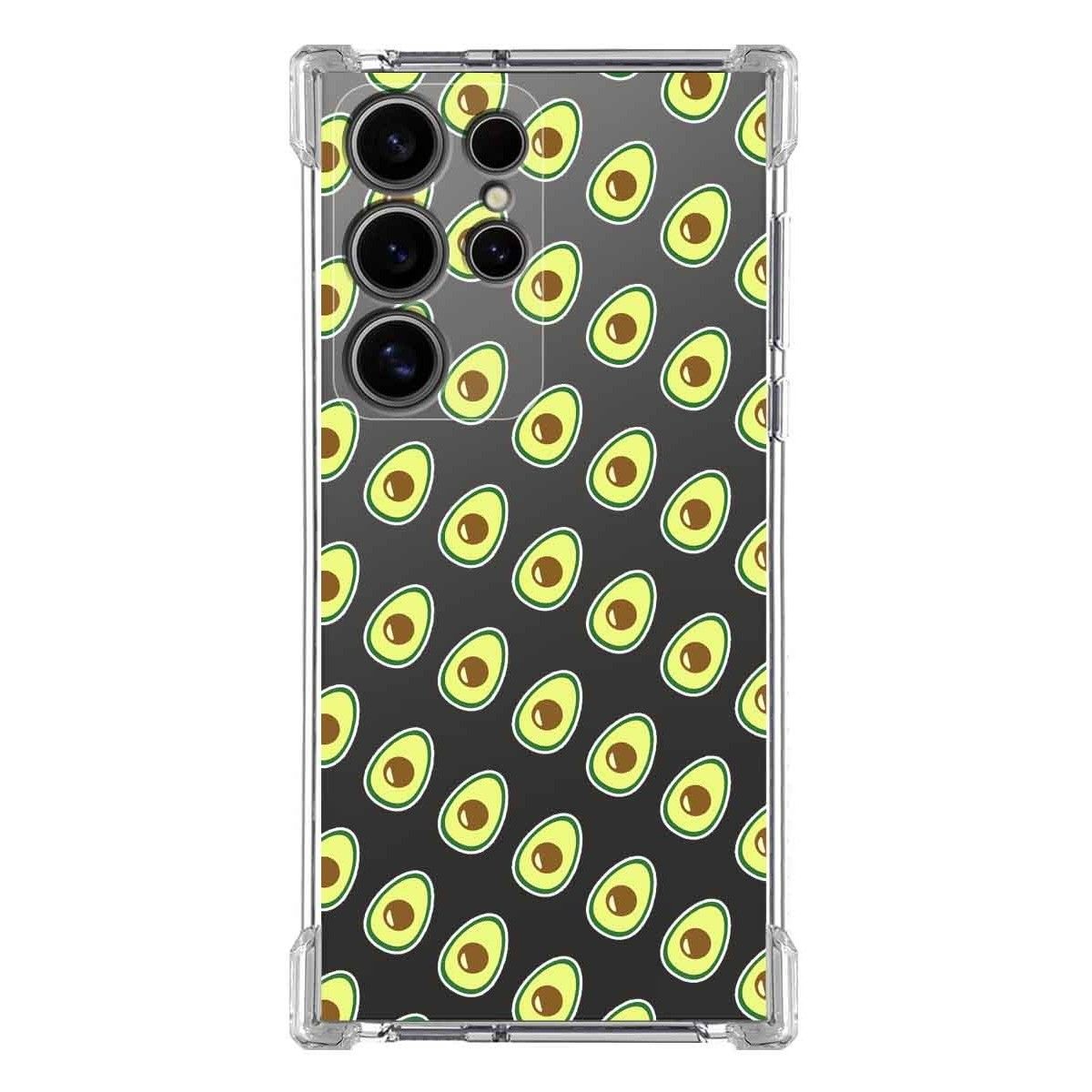 Funda Silicona Antigolpes para Samsung Galaxy S24 Ultra 5G diseño Aguacate Dibujos