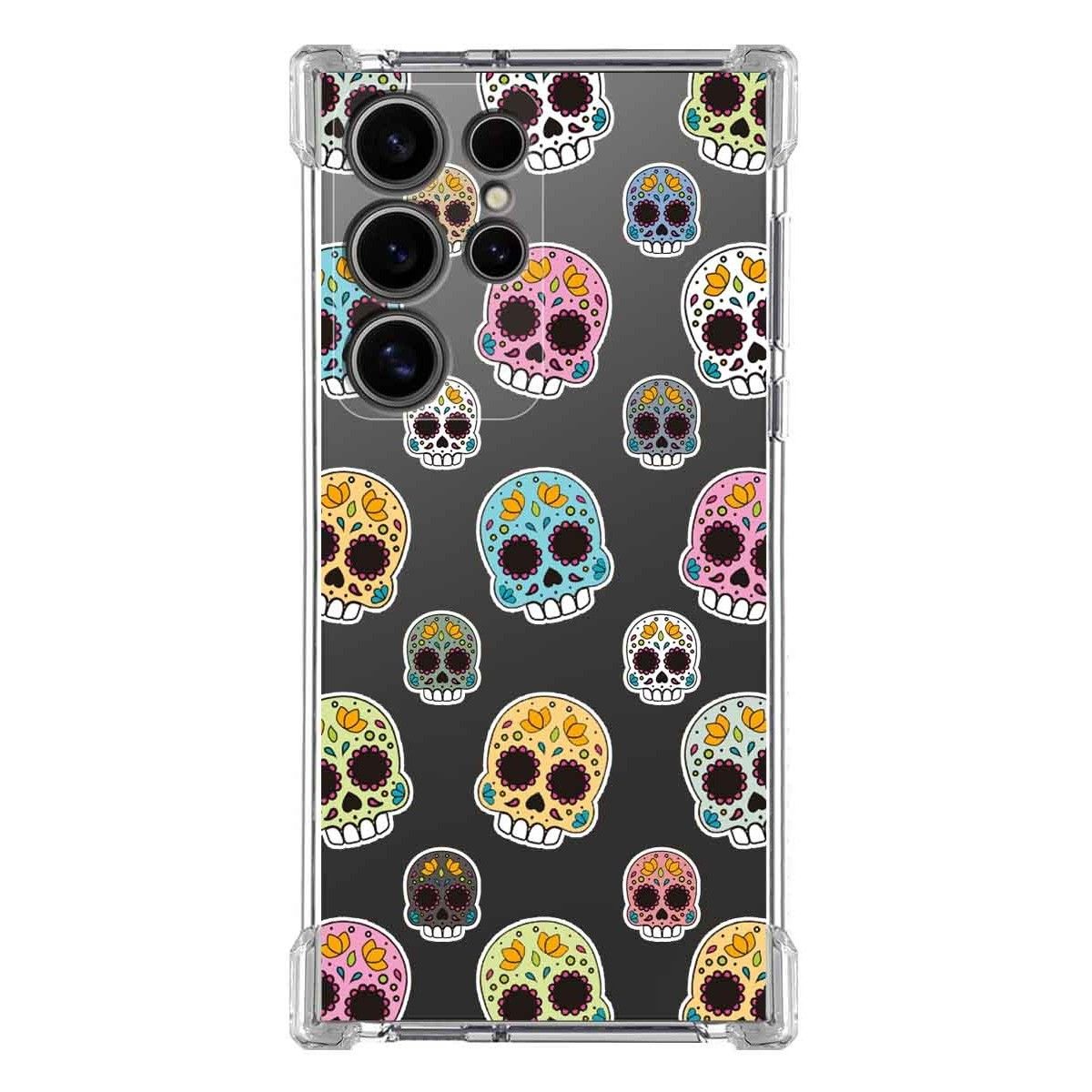 Funda Silicona Antigolpes para Samsung Galaxy S24 Ultra 5G diseño Catrina Dibujos