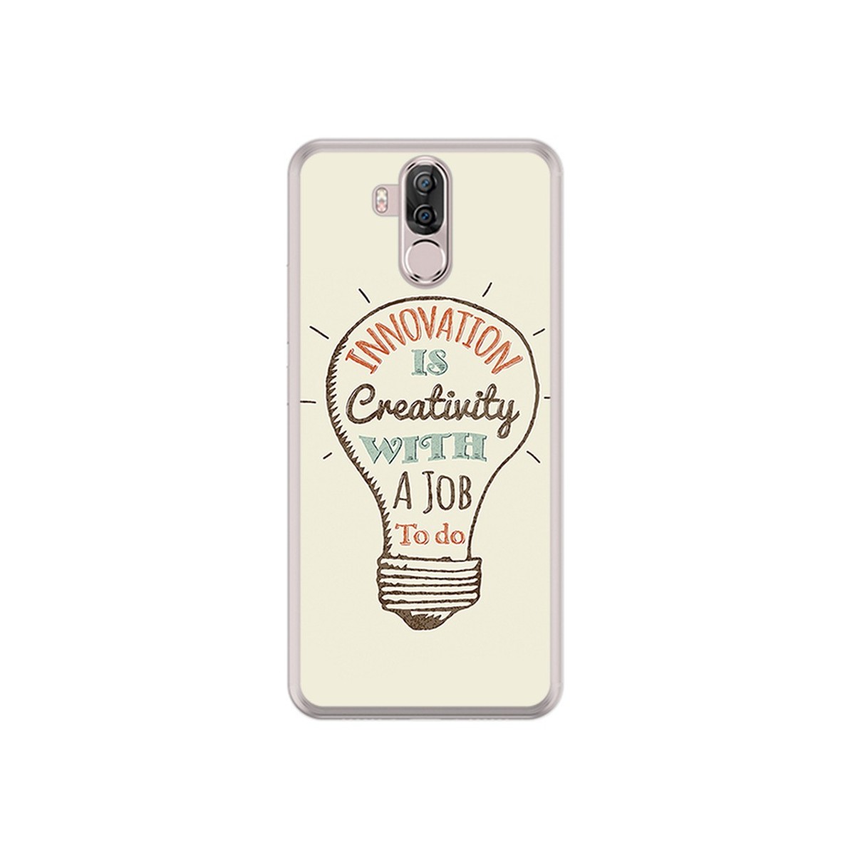 Funda Gel Tpu para Ulefone Power 3 / 3S Diseño Creativity Dibujos