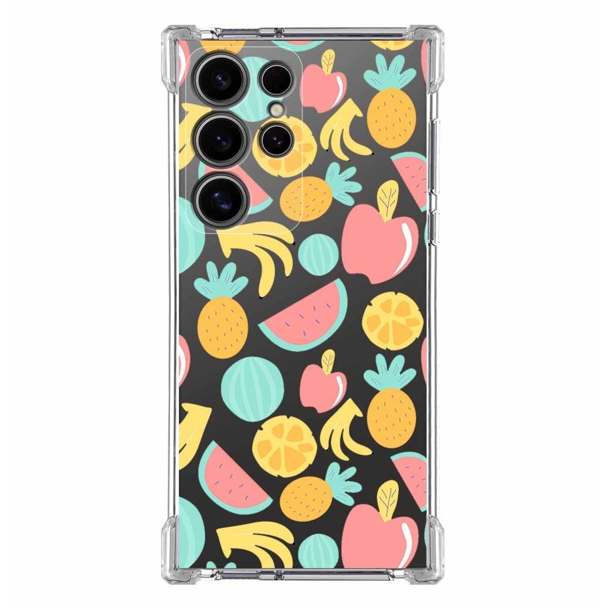 Funda Silicona Antigolpes para Samsung Galaxy S24 Ultra 5G diseño Frutas 02 Dibujos