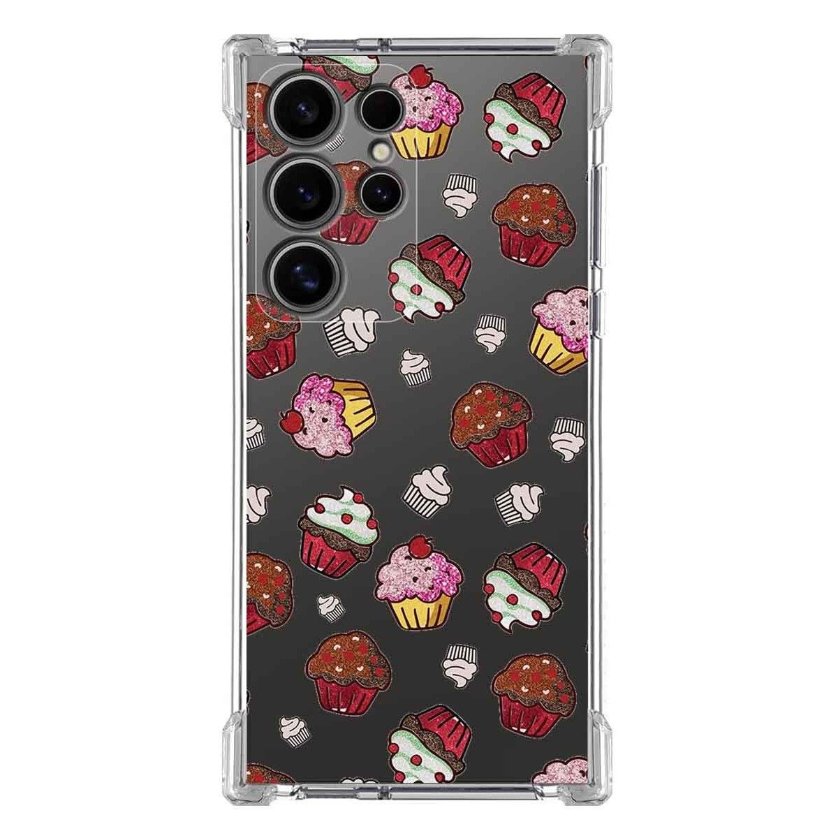 Funda Silicona Antigolpes para Samsung Galaxy S24 Ultra 5G diseño Muffins Dibujos