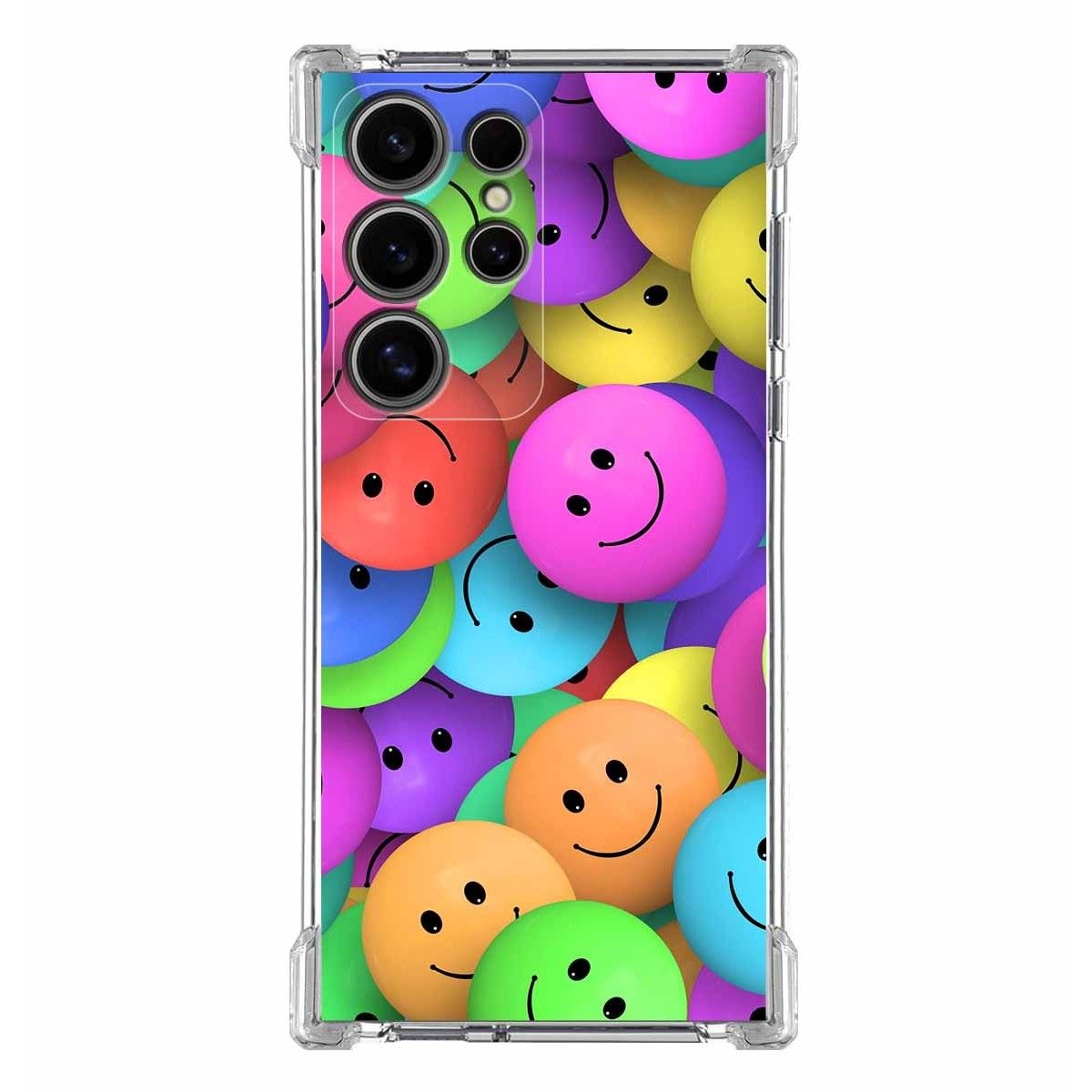 Funda Silicona Antigolpes para Samsung Galaxy S24 Ultra 5G diseño Smile Dibujos