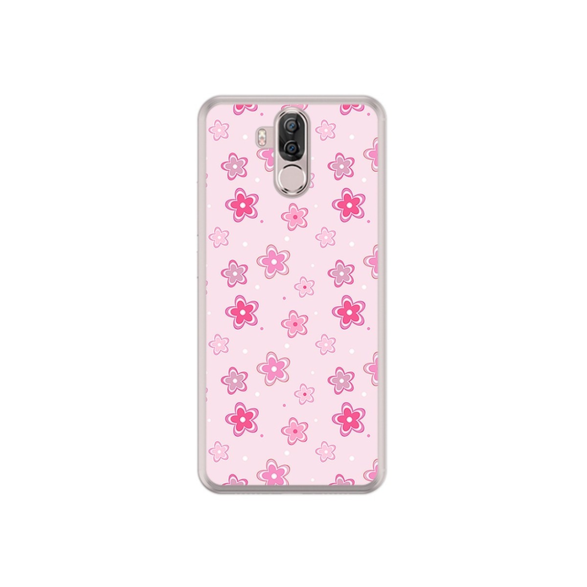 Funda Gel Tpu para Ulefone Power 3 / 3S Diseño Flores Dibujos