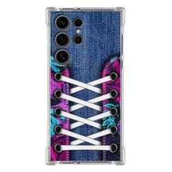 Funda Silicona Antigolpes para Samsung Galaxy S24 Ultra 5G diseño Zapatillas 06 Dibujos